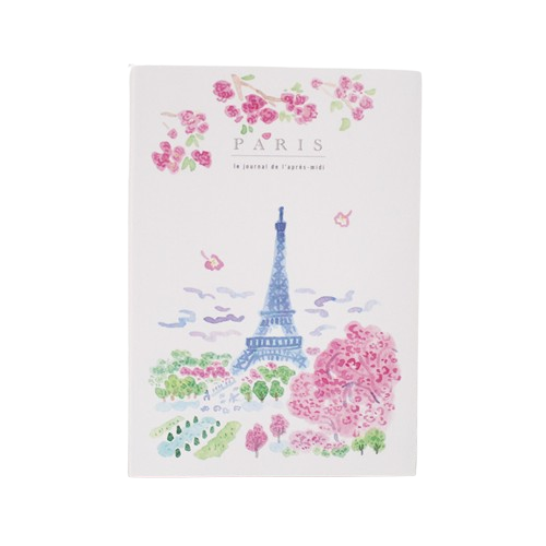 Pansy Daisy L'après Travel Journal Seyahat Günlüğü Defteri - Paris Blossom