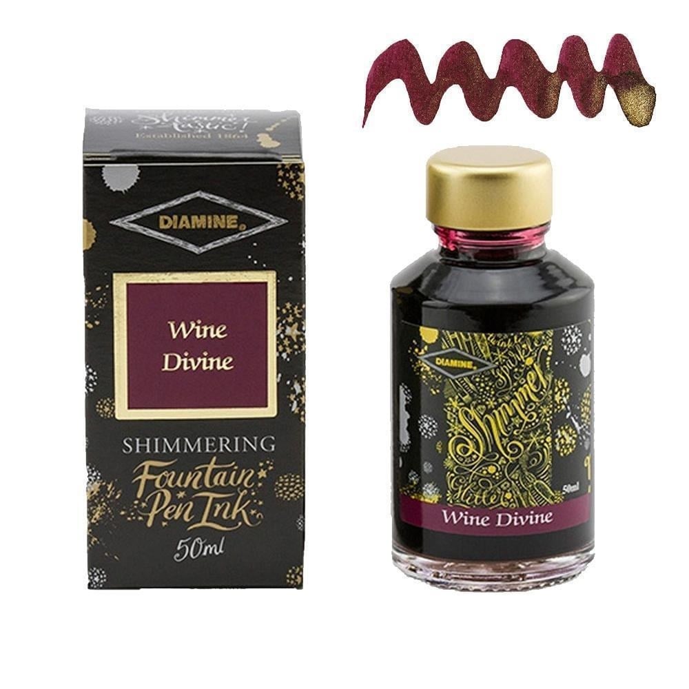 Diamine Ink Shimmering Mürekkep Wine Divine 50 ml