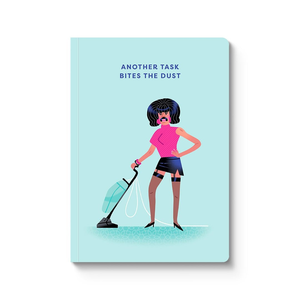 Ohh Deer Tasarımı A5 128 Sayfa Yumuşak Kapak Çizgili Defter Freddie Mercury 11879