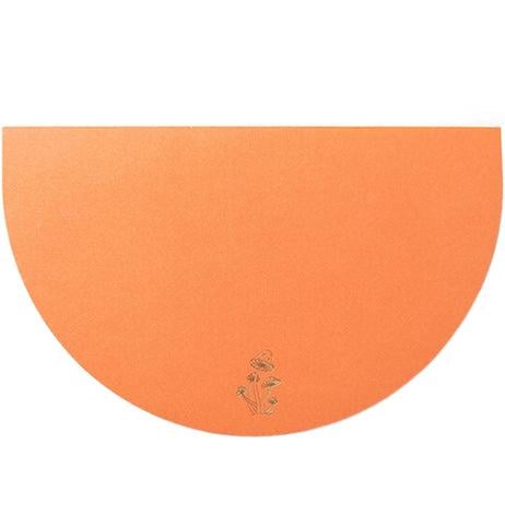 DesignWorks Ink Half Moon Notepad - Mushroom Not Defteri 