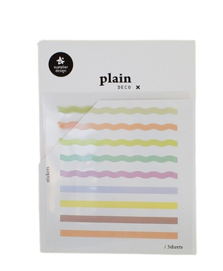 Suatelier Deco Sticker Plain Label Stickers 1682 Plain 78