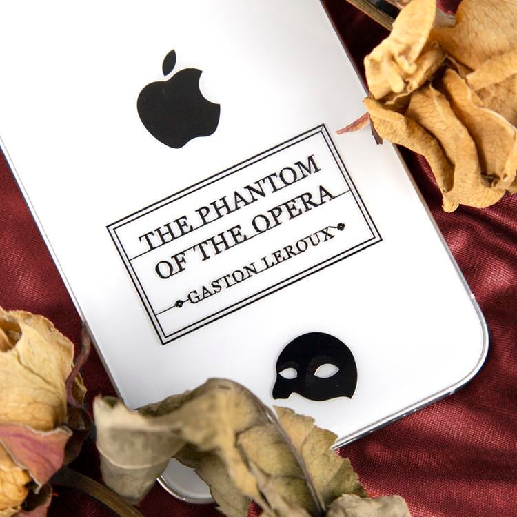 Wearingeul Book Cover Metal Sticker - The Phantom of the Opera 