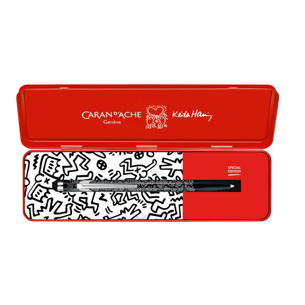 Caran Dache 849 Keith Haring Special Tükenmez Kalem Siyah 849-223
