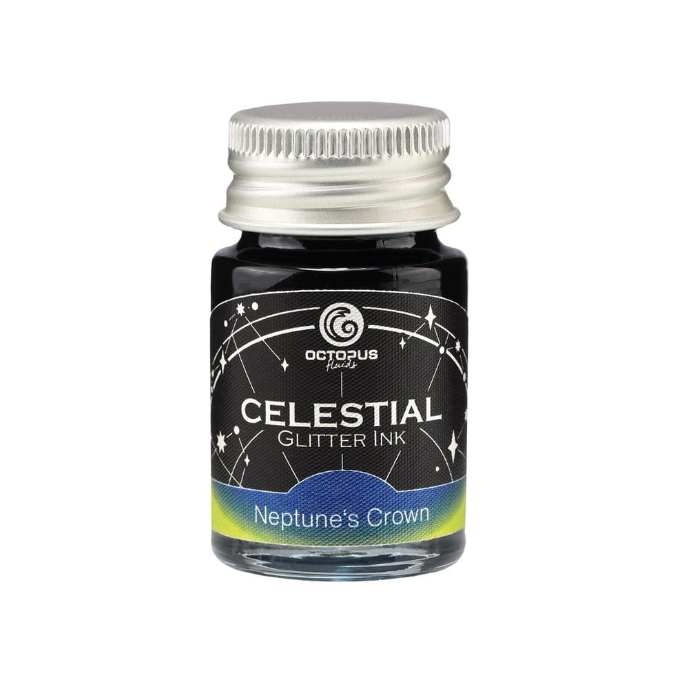 Octopus Fluids Celestial Glitter Mürekkep 10 ml - Neptune's Crown 