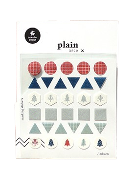 Suatelier Deco Sticker Plain Label Stickers 1616 Plain 12