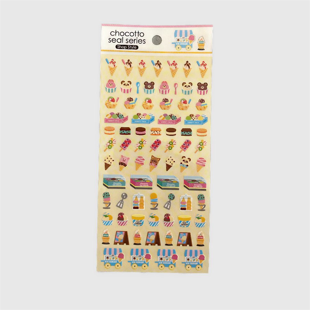 Ice Creams Sticker Set