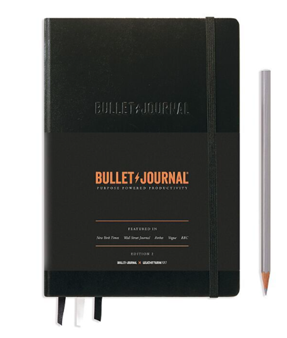 Leuchtturm 1917 Bullet Journal Edition 2 A5 Sert Kapak 240 Noktalı Sayfalar Siyah