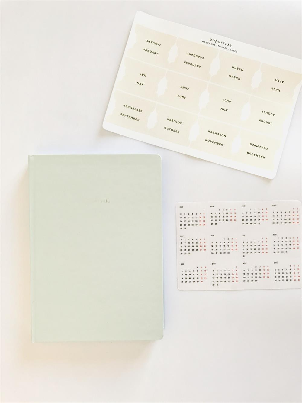 Light Green Basic Planner Seti