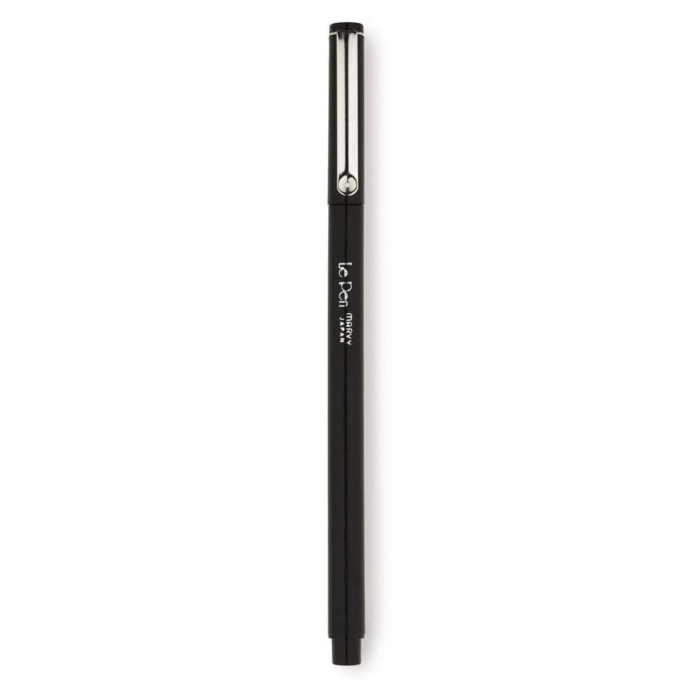 Marvy Uchida  Le Pen 4300 Kalem Extra Fine Uç Metal Klips 0.3 mm Uç Siyah (Black)