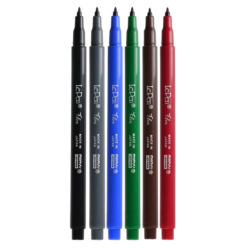 Marvy Uchida Le Pen Flex Brushpens Klasik Tonlar Kalem Seti 