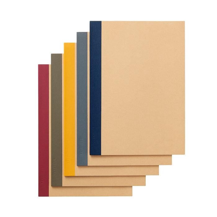 Muji 5'li Defter Seti - 4 Çizgili 1 Çizgisiz