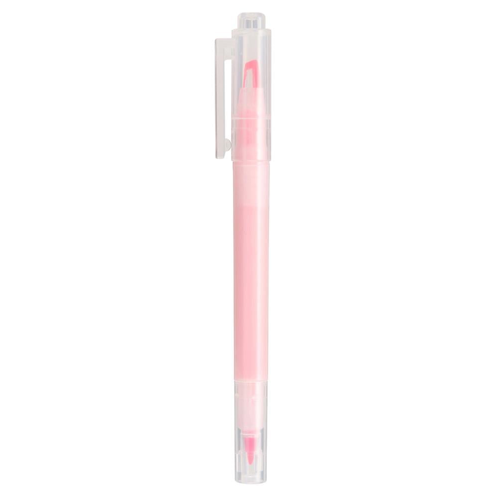 Muji Çift Taraflı Neon Pembe Highlighter