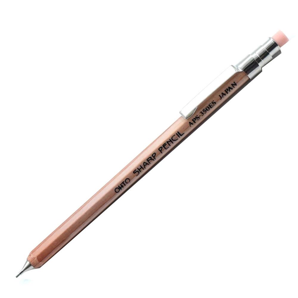 Ohto Wood Sharp Mini Mekanik Kurşun Kalem 0.5mm Natural APS-350ES