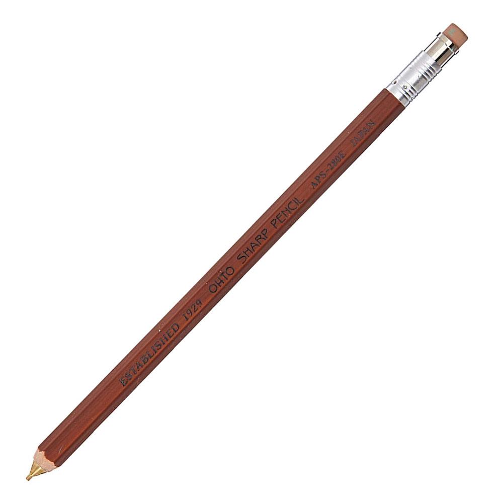 Ohto Wooden Versatil Kalem 0.5mm Kahve Aps-280E