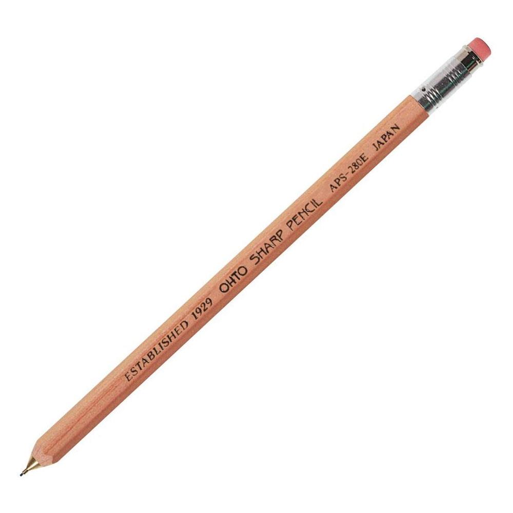 Ohto Wooden Versatil Kalem 0.5Mm Naturel Aps-280E