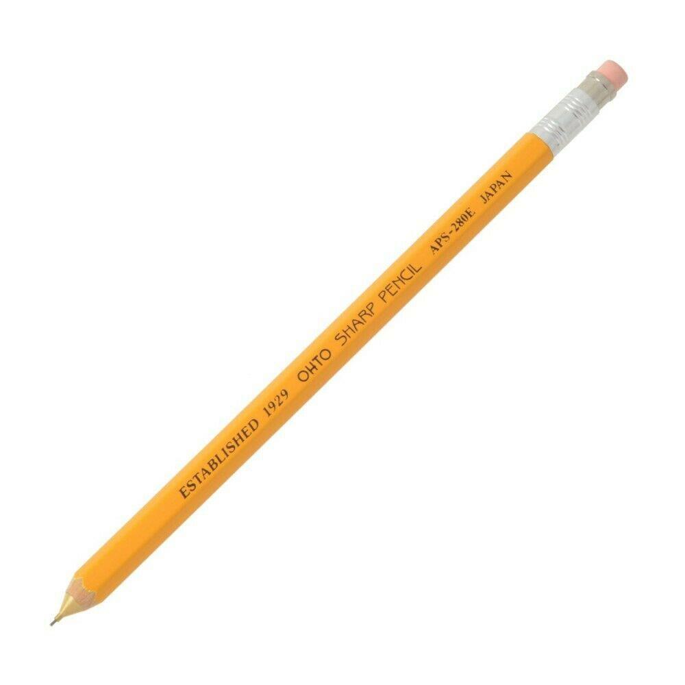 Ohto Wooden Versatil Kalem 0.5Mm Sarı Aps-280E