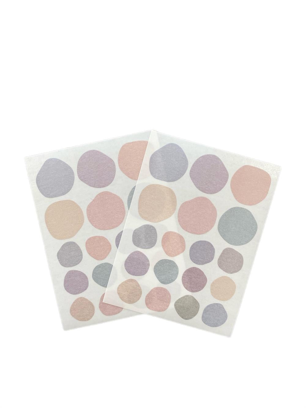 Pastel Dots Sticker Set-72 Parça
