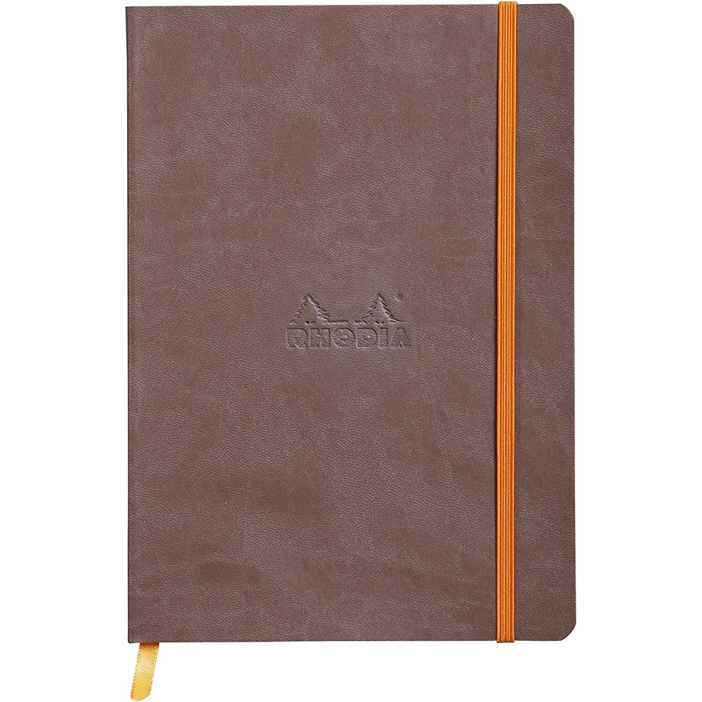 Rhodia Softcover Deri Kapak A5 Dot (Noktalı) Defter Kahve ( Chocolate )