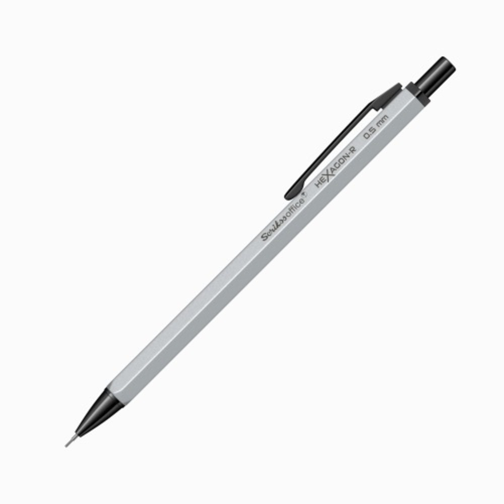 Scrikss Hexagon-r 0.5 mm Mekanik Kurşun Kalem Gri