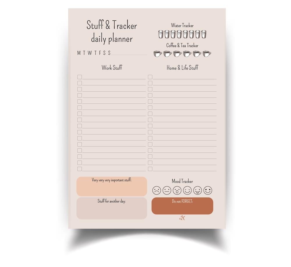 Stuff Daily Planner - Günlük Planlayıcı Memopad