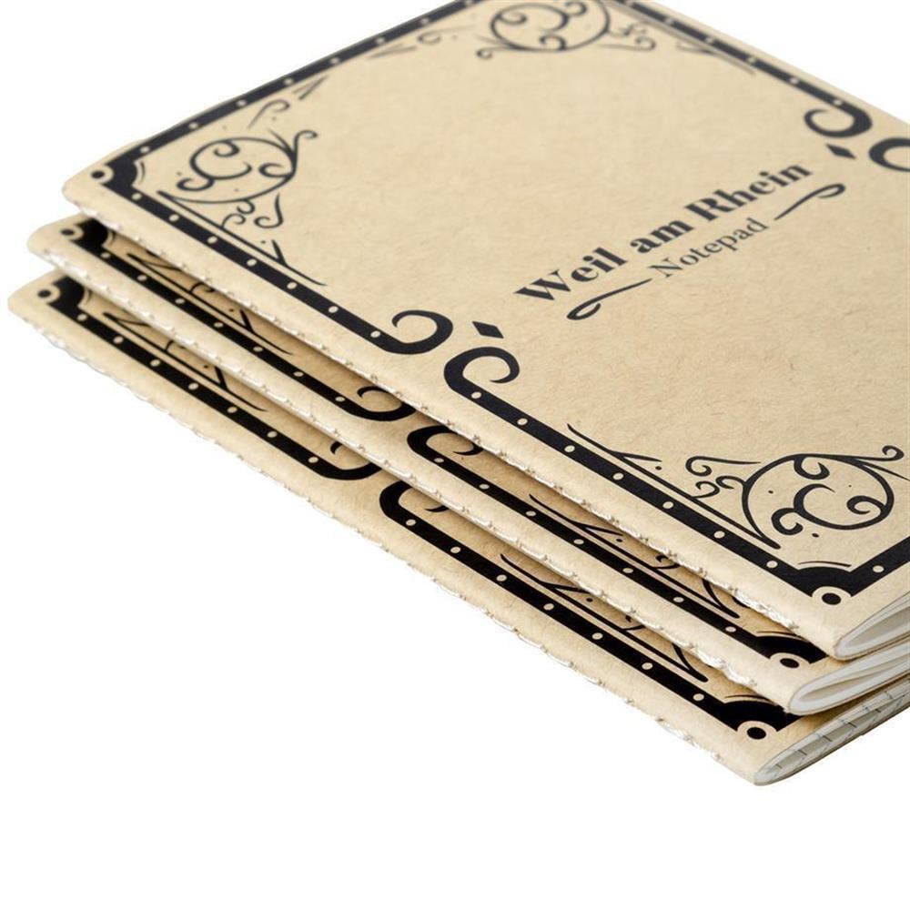 Weil am Rhein Kraft Notebook 3'lü Set Çizgili