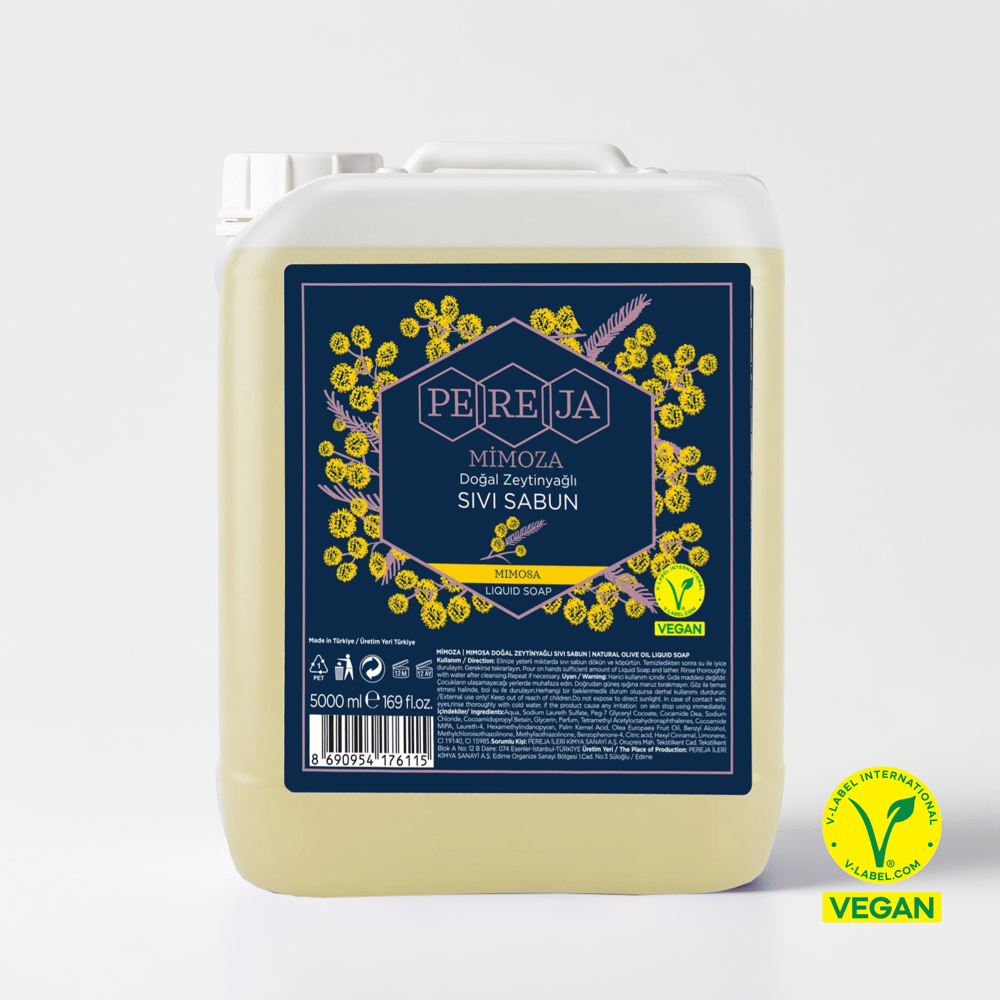 Pereja Mimoza Doğal Zeytinyağlı Sıvı Sabun 5000 ml