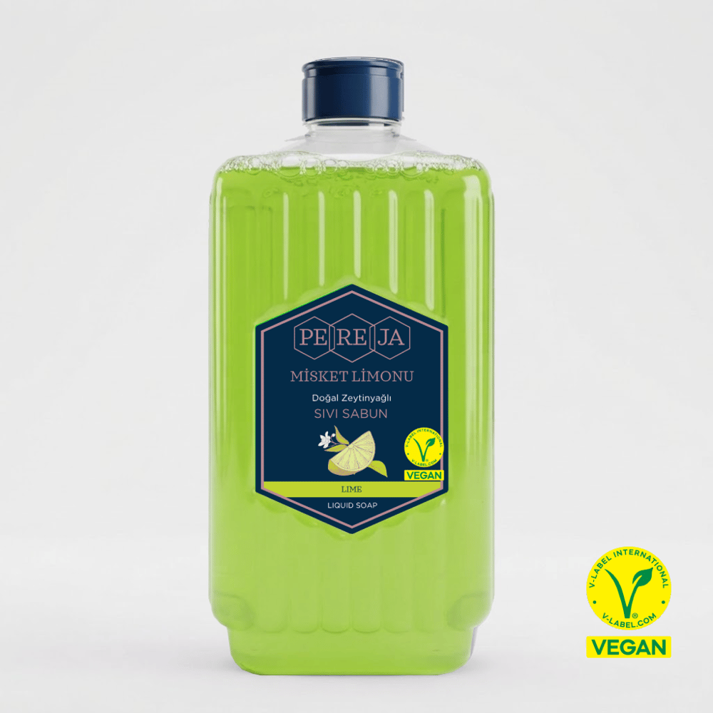 Pereja Misket Limonu Doğal Zeytinyağlı Sıvı Sabun 1500 ml
