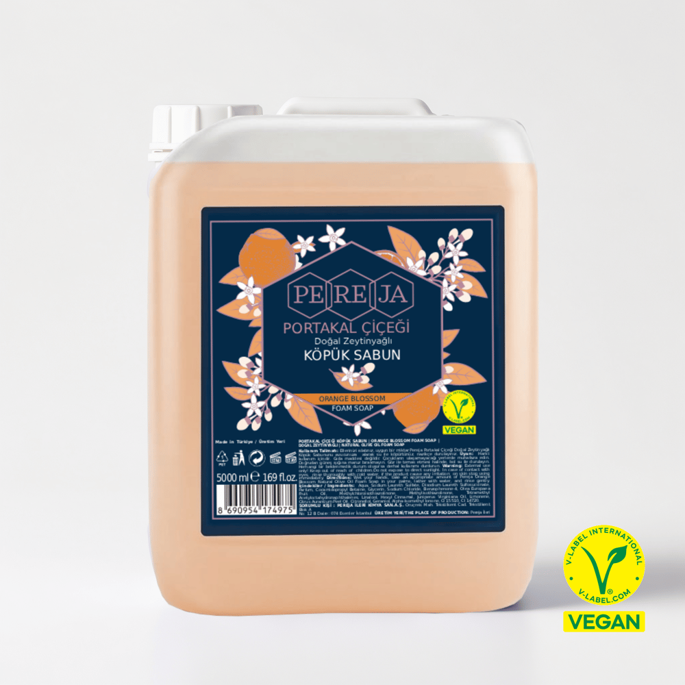 Pereja Portakal Çiçeği Doğal Zeytinyağlı Köpük Sabun 5000 ml