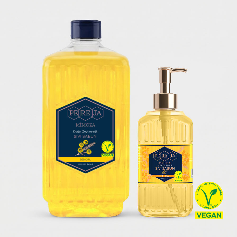 Pereja Portakal Çiçeği Doğal Zeytinyağlı Sıvı Sabun 1500 ml + 500 ml  Avantajlı Paket