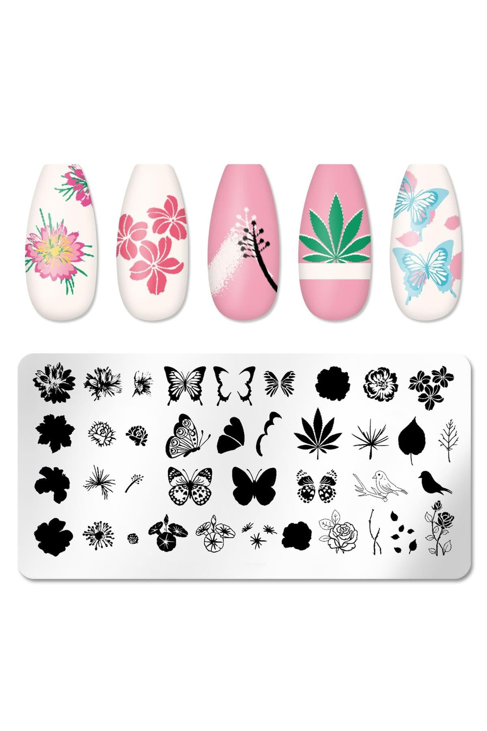 Nail Art Stampa Plakası, Stamper Desen Baskı Paleti