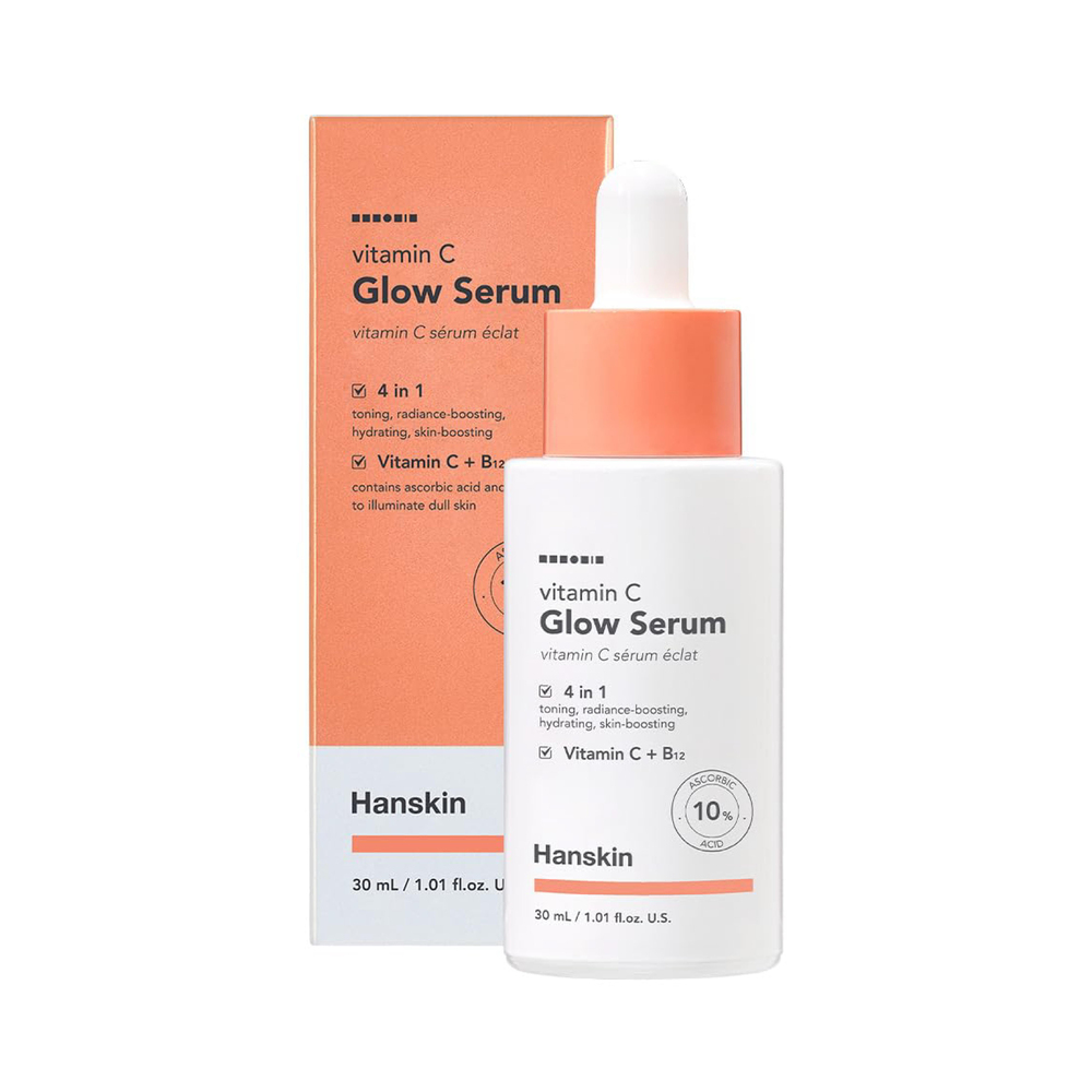 Hanskin Vitamin C Glow Serum- C Vitaminli Aydınlatıcı Serum/%10 Askorbik Asit /Leke Giderici 30ml