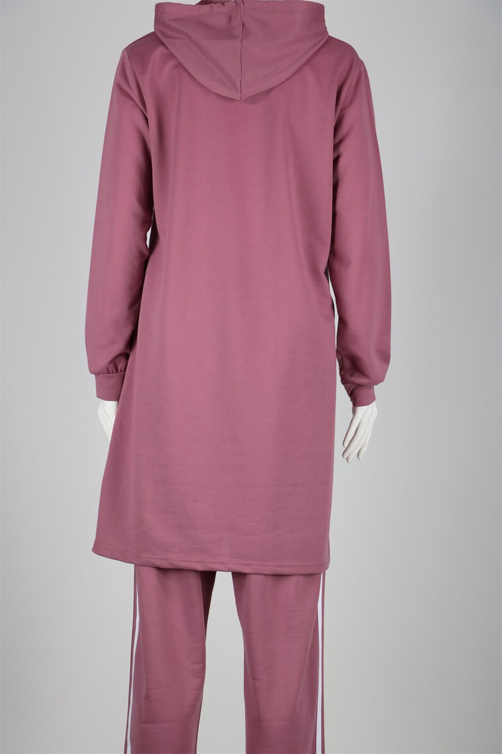 Çizgi Detaylı Eşofman Takım - Pembe