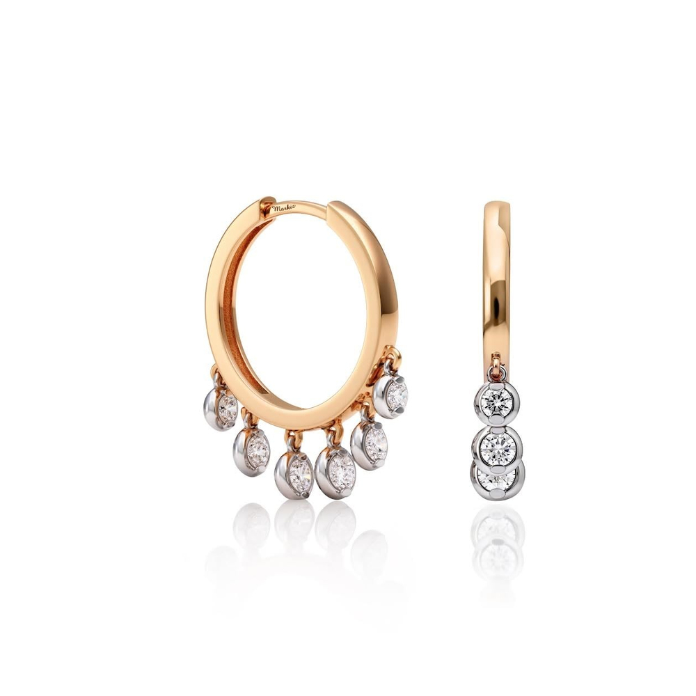 Markizjewelery Pırlanta Halka Küpe