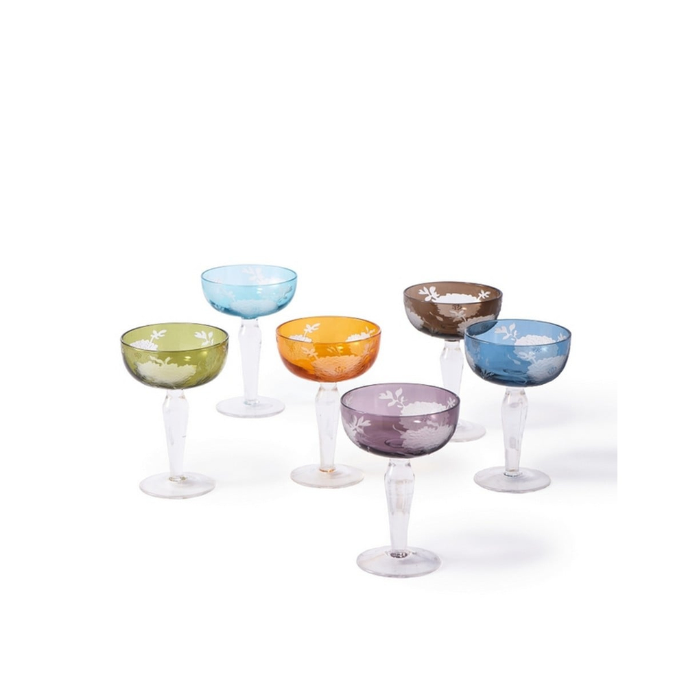 Coupe Peony Multicolour Set 6