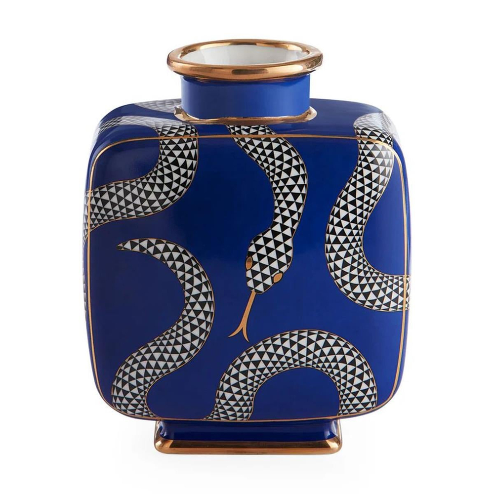 Jonathan Adler - Eden Square Vase - Navy