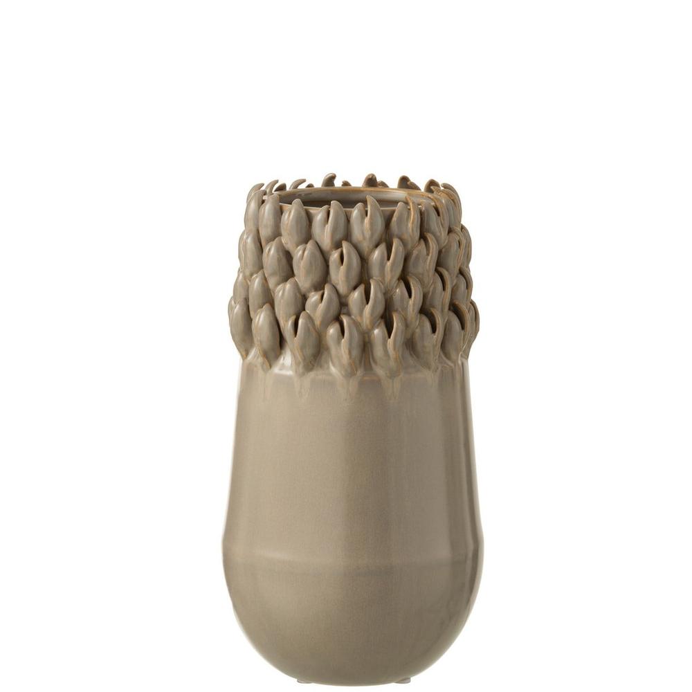 Vase Ibiza Ceramic Grey Small (13X10X26cm) - 12997