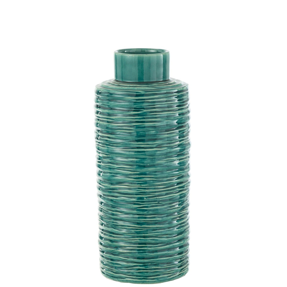 Vase Line Cer Azure L (20X20X45cm) - 43110