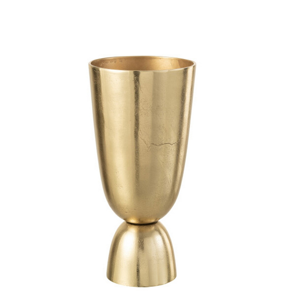 VASE THOR ALU OR S (19x19x40cm)