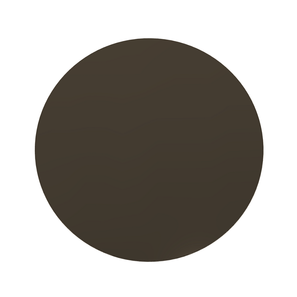 Meridiani Belt 120R Chocolate Painted Glass Round Coffee Table