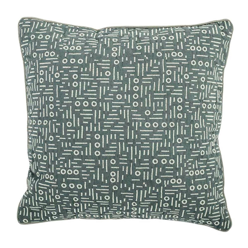 Bloomingville Green Cotton Cushion