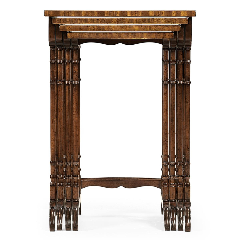 Jonathan Charles Buckingham Mahogany Nesting Tables