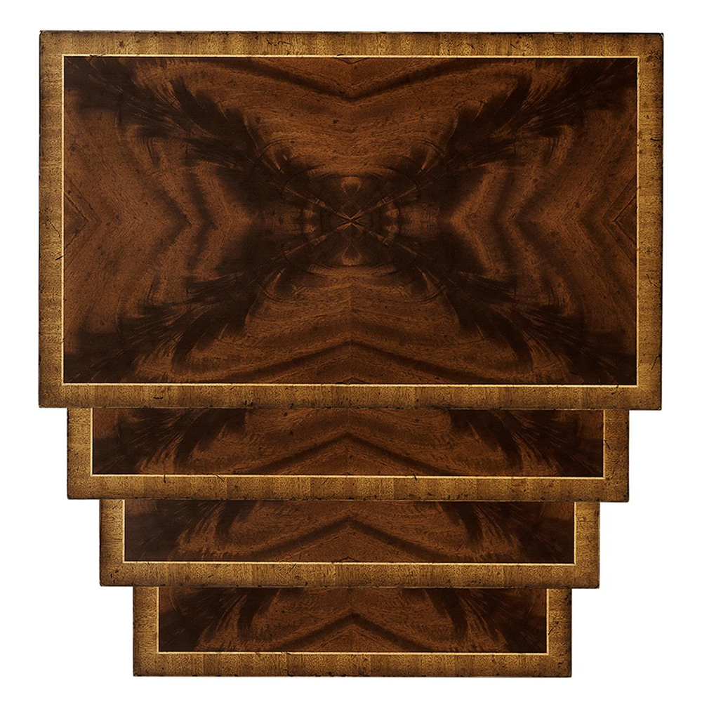 Jonathan Charles Buckingham Mahogany Nesting Tables