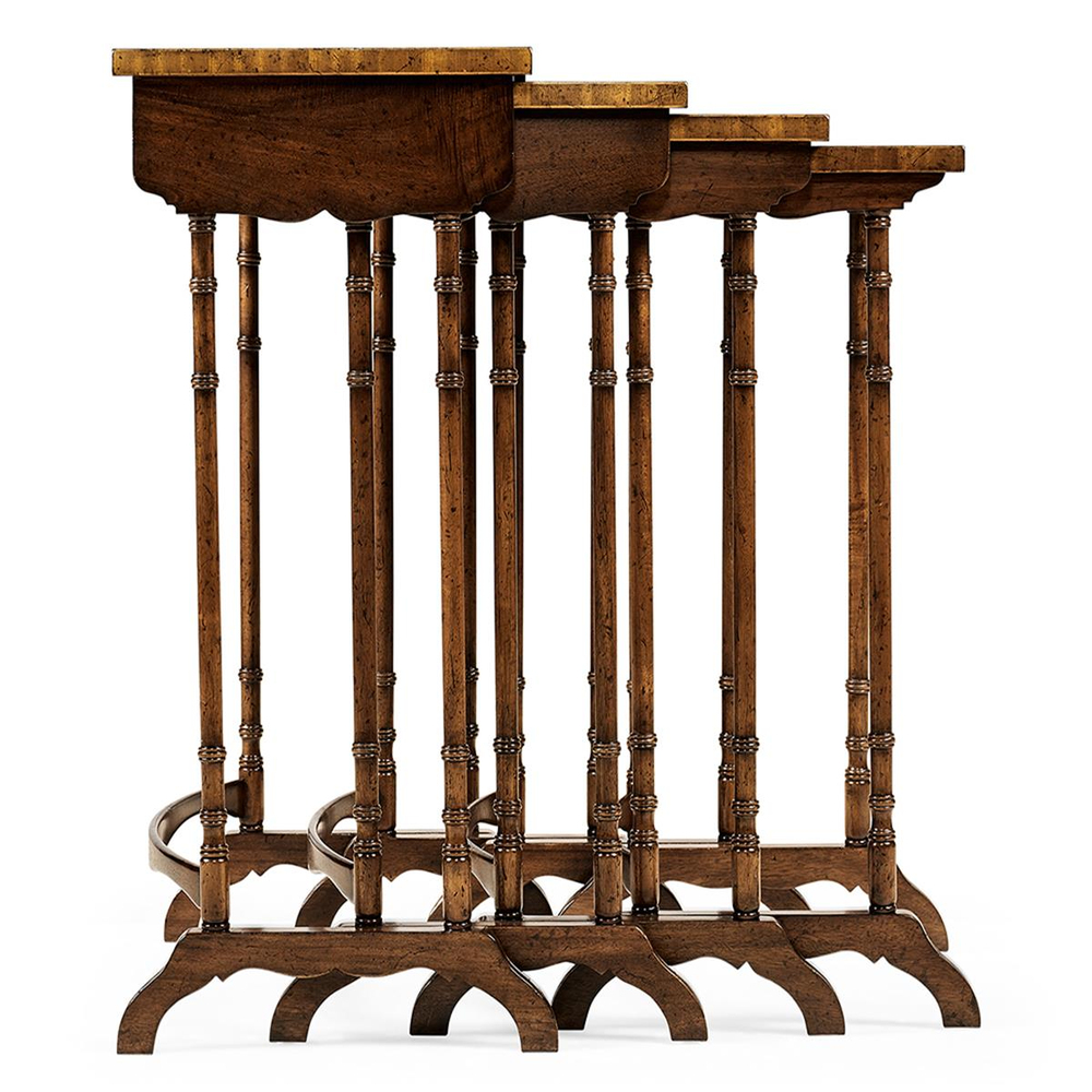 Jonathan Charles Buckingham Mahogany Nesting Tables