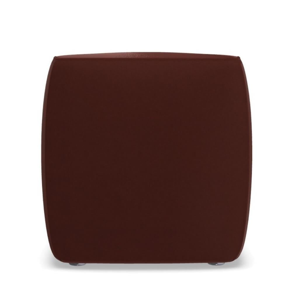 Meridiani Charlot Burgundy Square Pouf