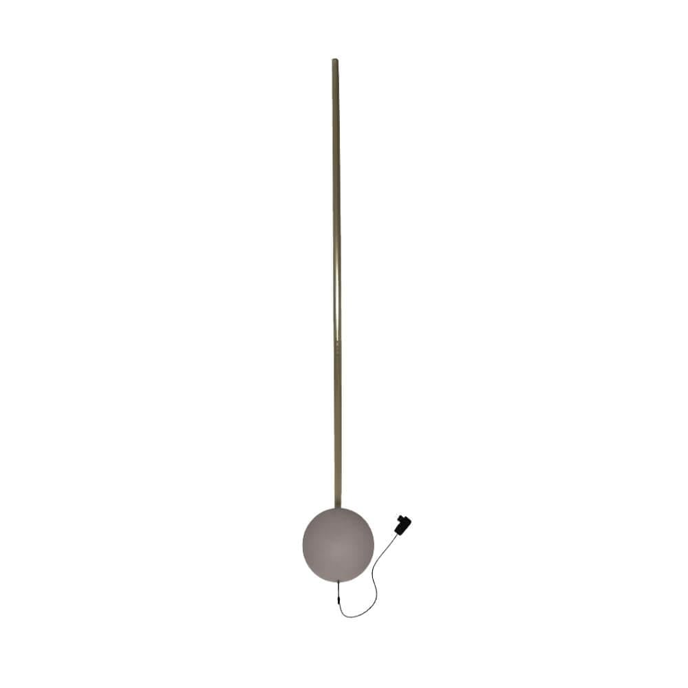 Bontempi Circle Aged Brass Floor Lamp