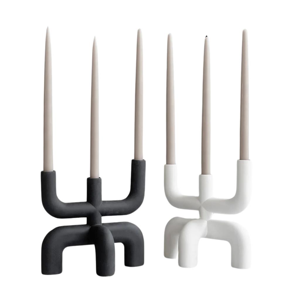 101 Copenhagen Cobra Bone White Candle Holder