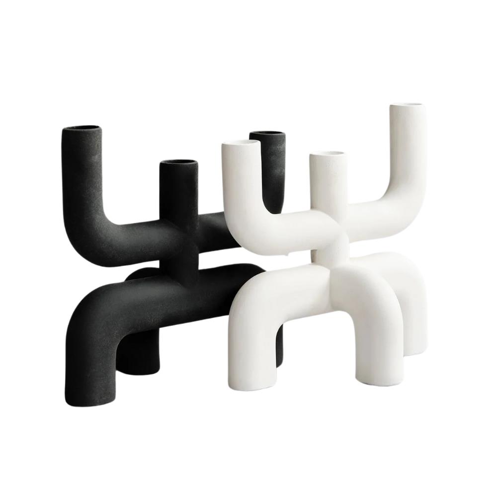 101 Copenhagen Cobra Bone White Candle Holder