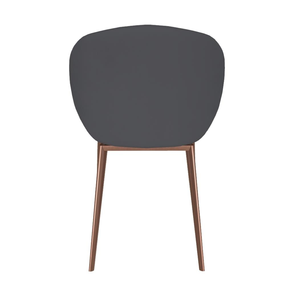 Bontempi Casa Drop Shell Granite Armless Chair