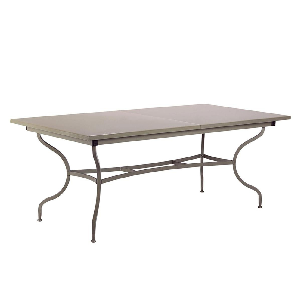 Ethimo Elisir Mud Grey Small Extendable Dining Table