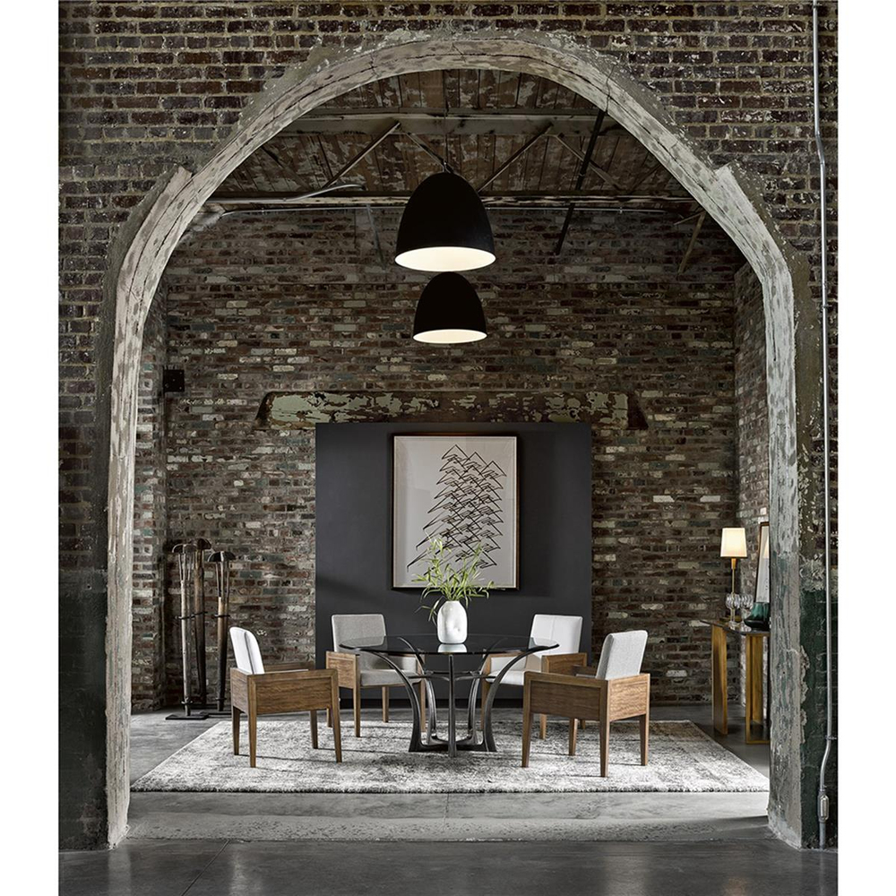 Fine Furniture Esquire Styles Glass Dining Table